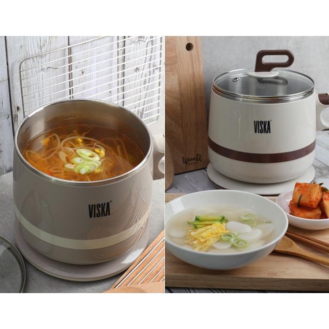  [추천특가] 비스카 전기라면포트 멀티포트 1.8L 스텐 대용량 온도조절손잡이 데우기 끓이기 베이지 35,900 원 