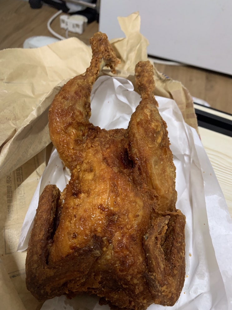  롯데리아 1인혼닭 리뷰