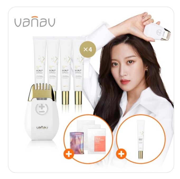  사은품증정[2개월 두피 케어] 바나브 타임머신 골든브러쉬+골든타임 스칼프 앰플 30mlx4EA