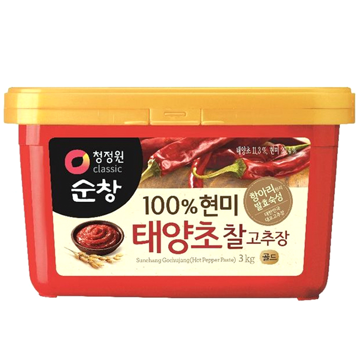 당신만 모르는 청정원순창 100% 현미 태양초 찰고추장, 3kg, 1개(로켓배송) 추천합니다