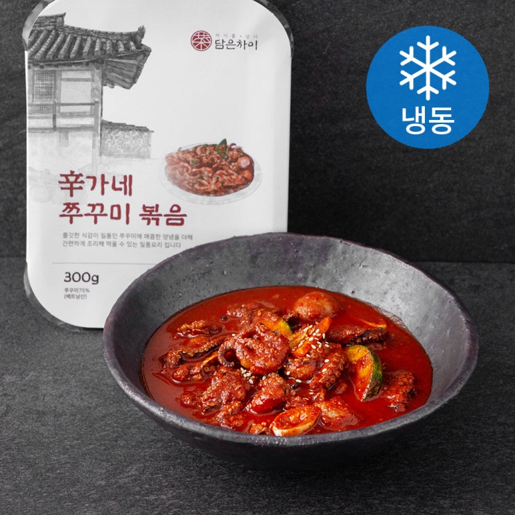 많이 찾는 담은차이 신가네 쭈꾸미 볶음 (냉동), 300g, 1팩(로켓배송) ···