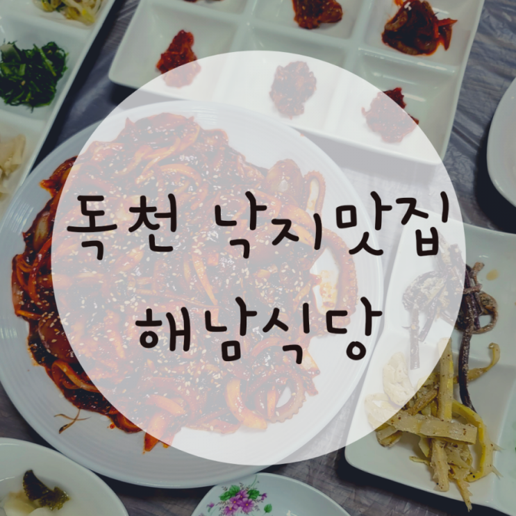 독천맛집 해남식당 낙지볶음 낙지초무침 여기가 진짜 맛집