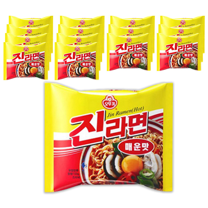 후기가 좋은 오뚜기 진라면 매운맛 120 g, 15개 좋아요 후기가 좋은 오뚜기 진라면 매운맛 120 g, 15개 좋아요