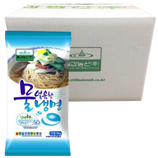 후기가 정말 좋은 칠갑농산 얼음찬 물냉면, 300g, 5개입(로켓배송) ···