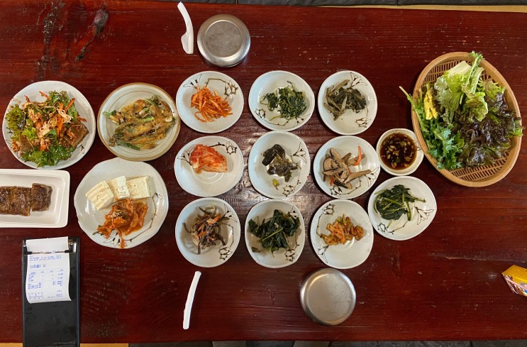 남한산성 밥집, 초가 우렁정식 먹고왔어요(+파전)