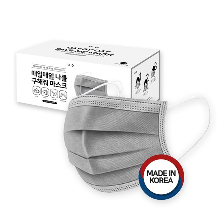  [추천특가] 세이브미 데이바이데이 국내생산 일회용마스크 7color 50매 25,000 원 ~