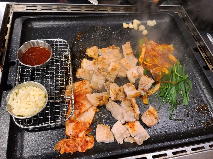  광명사거리역 맛집 드럼통 삼겹살무한리필