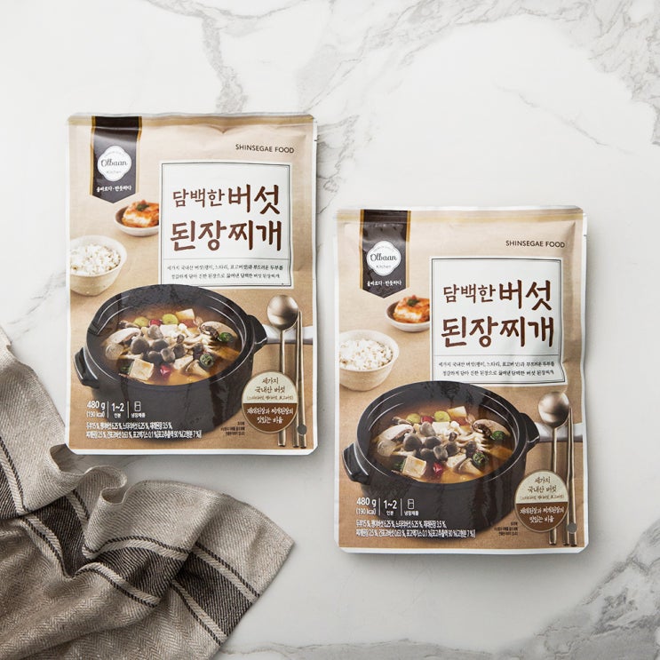 후기가 정말 좋은 올반 키친 담백한 버섯 된장찌개, 480g, 2개(로켓배송) 좋아요 후기가 정말 좋은 올반 키친 담백한 버섯 된장찌개, 480g, 2개(로켓배송) 좋아요