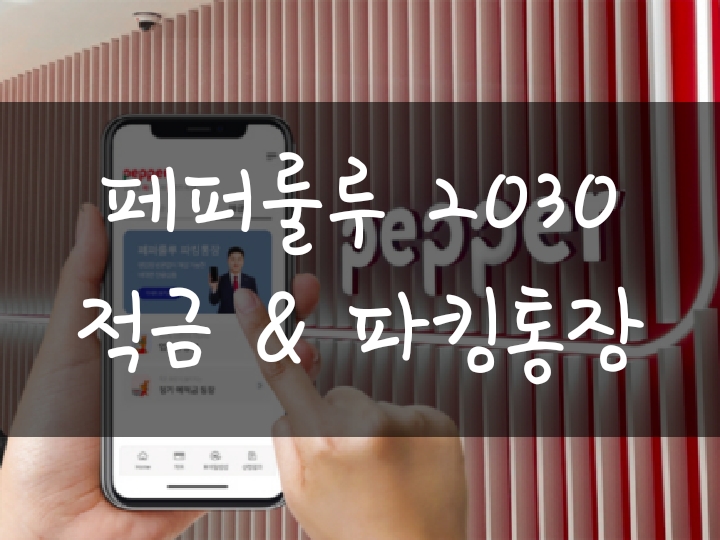 20대 사회초년생 적금추천 - 이자 높은 페퍼룰루 2030 적금 및 파킹통장 20대 사회초년생 적금추천 - 이자 높은 페퍼룰루 2030 적금 및 파킹통장