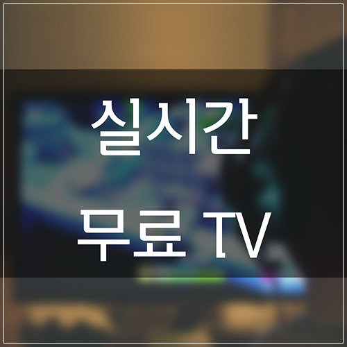 실시간 무료TV 보세요