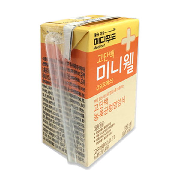 인기 급상승인 메디푸드 고단백 미니웰 환자식, 4kg, 150ml 24팩, 누룽지맛 추천해요