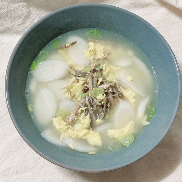  멸치육수떡국 맛있게 끓이는 법