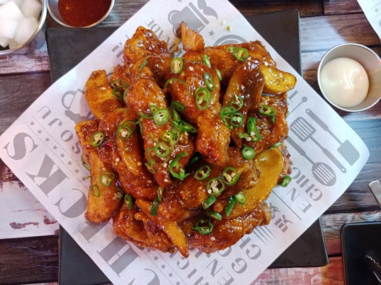  상암맛집 상암회식 엔칙스치킨 상암점 고추치킨 핵짱맛