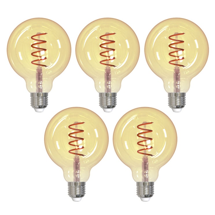 구매평 좋은 스피아노 LED 필라멘트 전구 G95 4W, 전구색, 5개(로켓배송) 추천합니다 구매평 좋은 스피아노 LED 필라멘트 전구 G95 4W, 전구색, 5개(로켓배송) 추천합니다