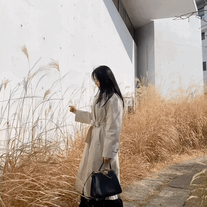  트렌치코트코디/미메시스/라임그로브