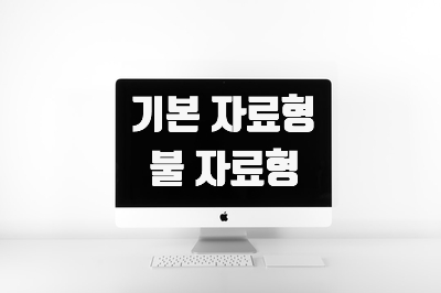  [혼공스] 기본 자료형 [불 자료형]