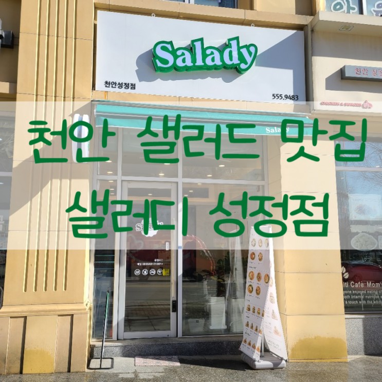 [천안 성정동 샐러드] 샐러디 샐러드도시락 맛있더라구요?