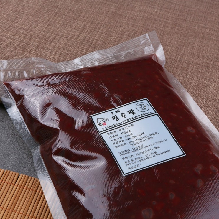 선호도 좋은 미스터팥 팥빙수 빙수재료 국산 수제팥 수제 빙수팥 1500g, 1개 추천합니다 선호도 좋은 미스터팥 팥빙수 빙수재료 국산 수제팥 수제 빙수팥 1500g, 1개 추천합니다