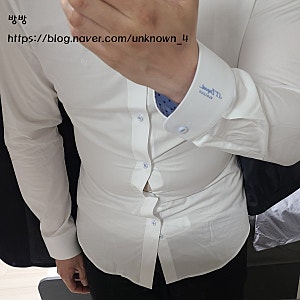 듀퐁 와이셔츠 슬림핏 와이드카라 사이즈 대참사 리뷰