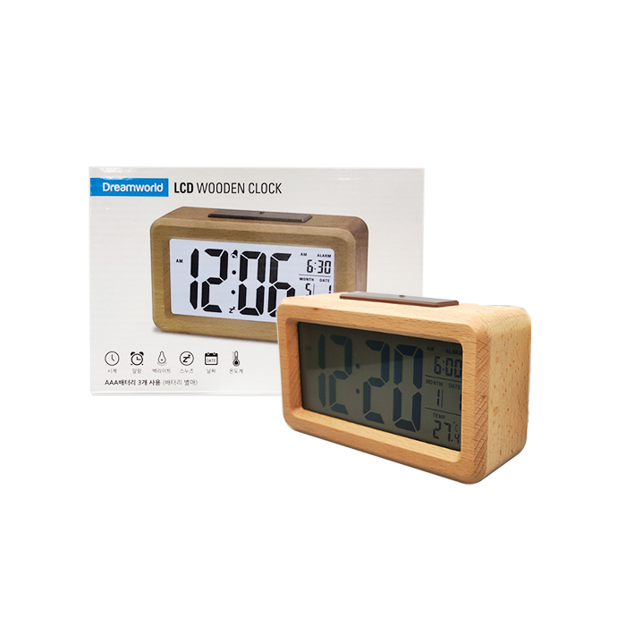 당신만 모르는 드림월드 1902 LCD 우든 탁상시계, 혼합색상(로켓배송) 추천합니다 당신만 모르는 드림월드 1902 LCD 우든 탁상시계, 혼합색상(로켓배송) 추천합니다