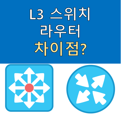  L3 스위치, 라우터의 차이점 (L3 switch, Router 차이점)