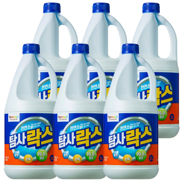 가성비갑 탐사 락스, 2L, 6개(로켓배송) 추천해요 가성비갑 탐사 락스, 2L, 6개(로켓배송) 추천해요