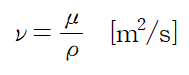 [유체역학] 1. 동점성계수