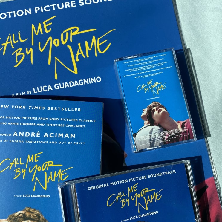  'Call Me By Your Name(콜 미 바이 유어 네임)' OST 카세트테이프