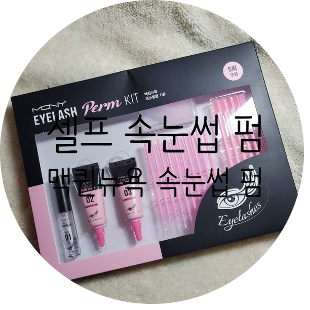  [리뷰/내돈내산]맥퀴뉴욕 셀프 속눈썹 펌