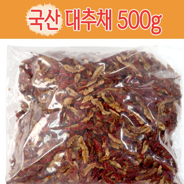 인지도 있는 달인푸드 국산 건대추채 500g 말린대추, 1개 추천합니다