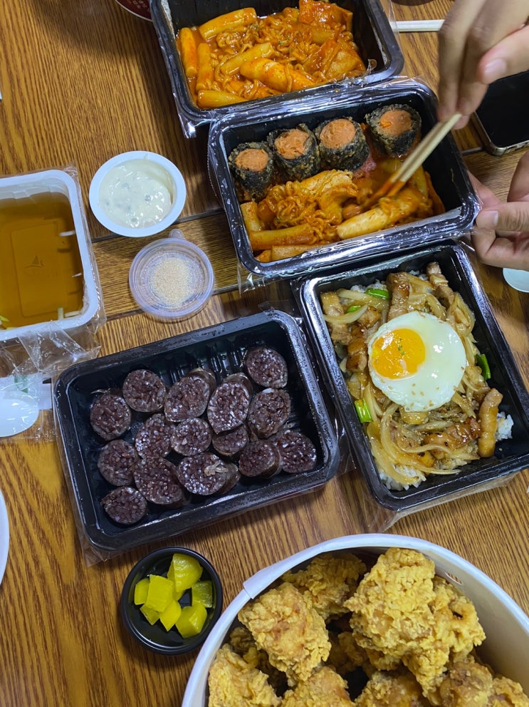  군산 크앙분식 수송동분식맛집 재방문후기 크앙분식메뉴추천 수송동맛집 군산포장맛집 크앙분식심플세트 크앙튀김라떡
