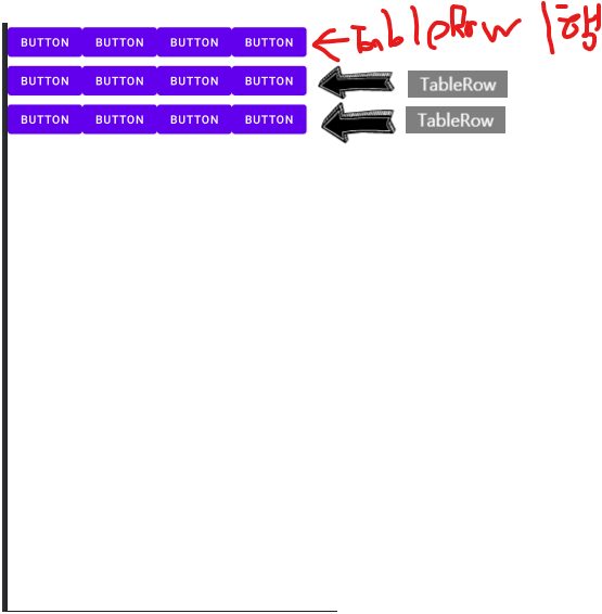  [9] AndroidStudio11(안드로이드 스튜디오, JAVA) TableLayout(테이블 레이아웃)[레이아웃 종류]