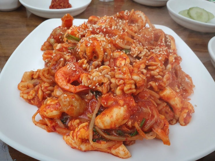  강릉 옥경식당 중앙시장 근처 숨은 현지맛집 해물찜 전문점