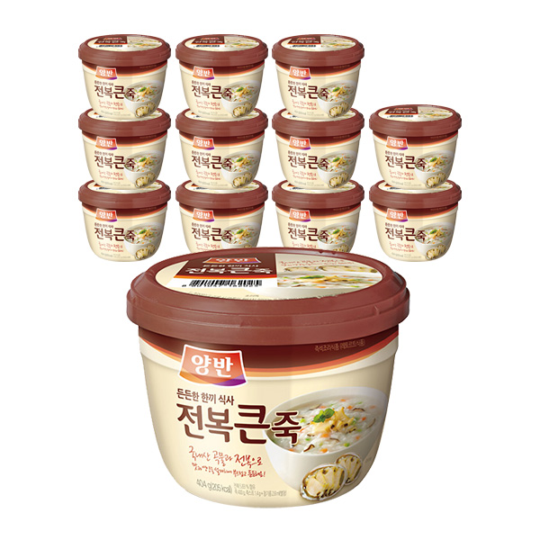 인기있는 양반 전복큰죽, 403g, 12개(로켓배송) 좋아요