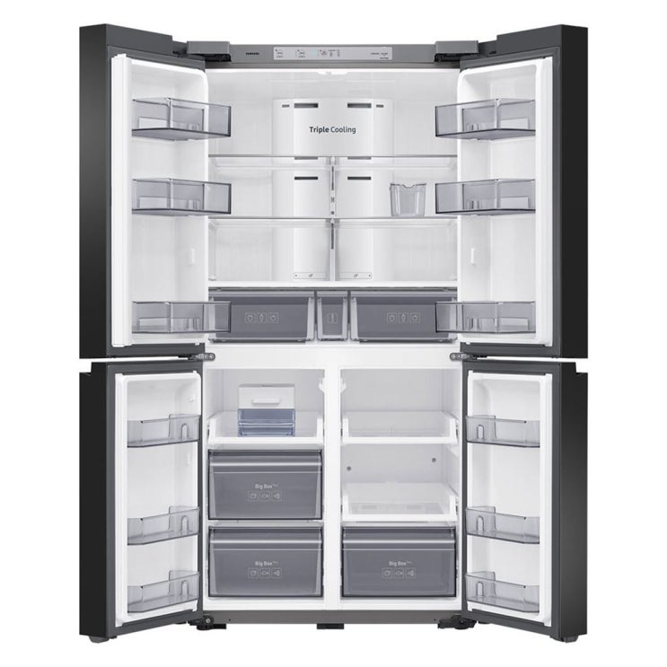 [할인정보] 삼성전자 비스포크 4도어 냉장고 글램화이트 RF85T901335 871L  1,821,220 원 32% 할인