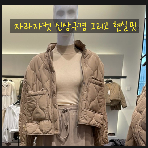  송도 자라매장 자라온라인스토어 자라자켓 신상구경 그리고 현실핏