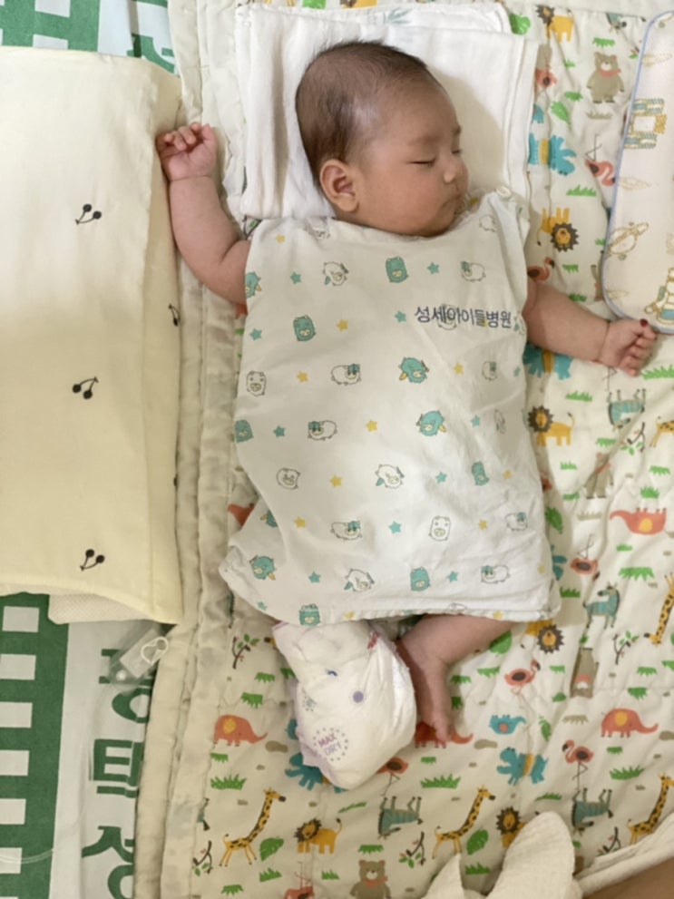  D+101 태오는 성장중) 성세아이들병원 3박4일 입원기록 3개월아기 입원준비물