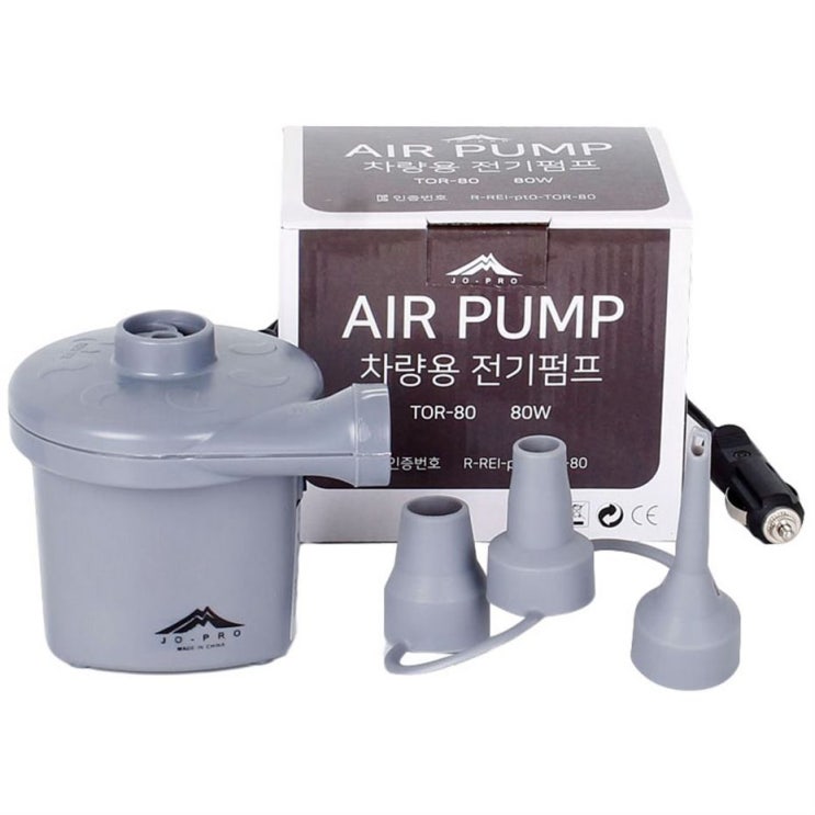  [특가제품] JO-PRO 차량용 전기 에어 펌프 TOR-80 7,610 원 4% 할인