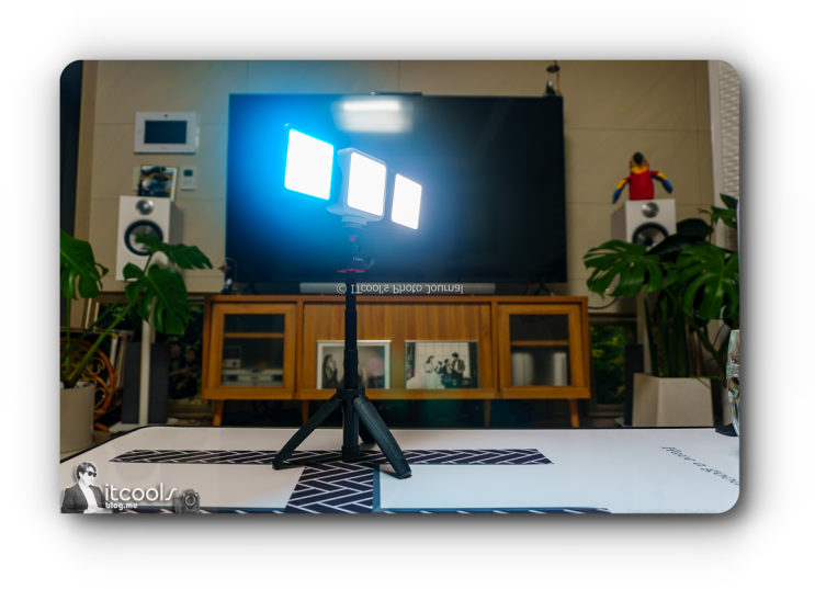  제품사진 음식사진 조명 추천 VL49 무선 LED RGB 사진조명