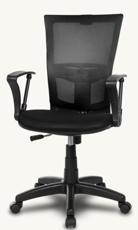 체어클럽 M1 기본형 블랙바디 메쉬 의자