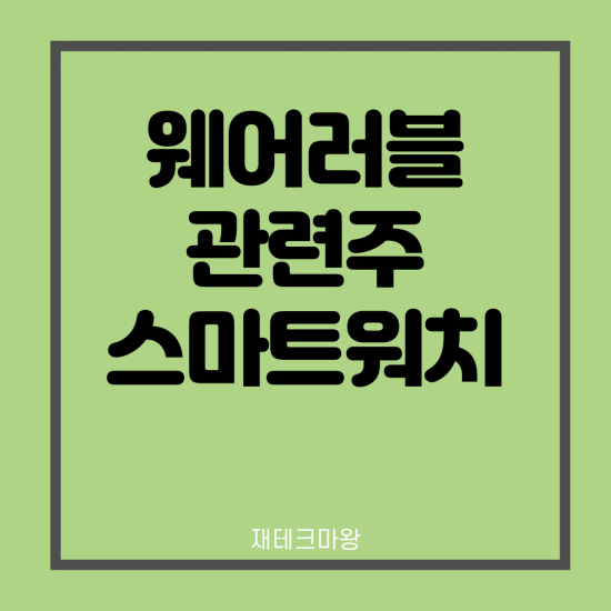 웨어러블 관련주 - 아이티엠반도체, 슈피겐코리아, 지니틱스 주가 전망 (Feat. 페이스북워치 출시)