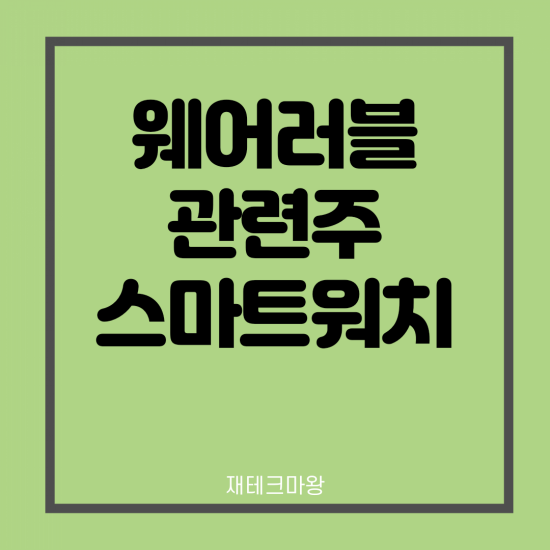  웨어러블 관련주 - 아이티엠반도체, 슈피겐코리아, 지니틱스 주가 전망 (Feat. 페이스북워치 출시)