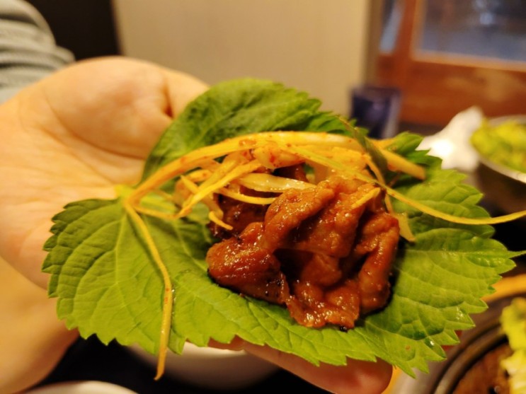 김포 사우동 새마을식당 열탄불고기,7분돼지김치,소금구이