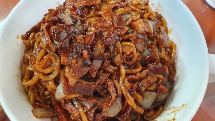  [집 밥 일기] 나름 사천 짜장면 (채널 십오야 강호동 라끼남 강파게티 참고함.)