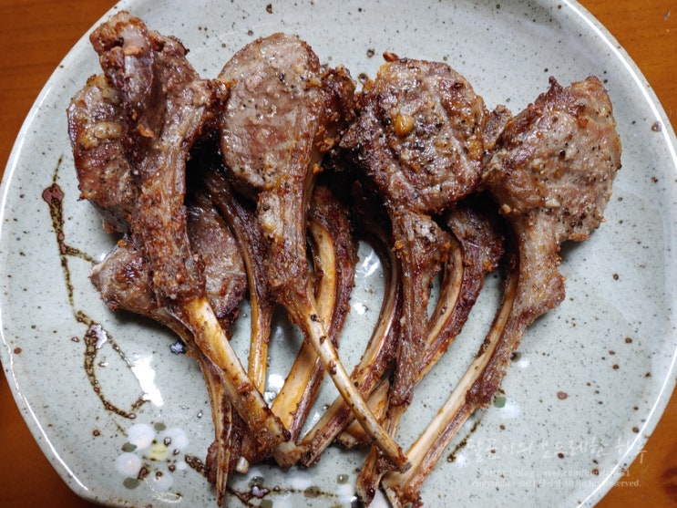  냉동 양갈비 프렌치랙 손질과 맛있게 굽는 방법