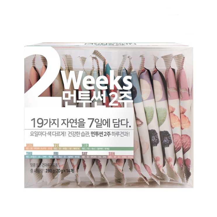 가성비 뛰어난 먼투썬 19가지원물의 건강한 습관 하루 견과, 20g, 14개(로켓배송) ··· 가성비 뛰어난 먼투썬 19가지원물의 건강한 습관 하루 견과, 20g, 14개(로켓배송) ···