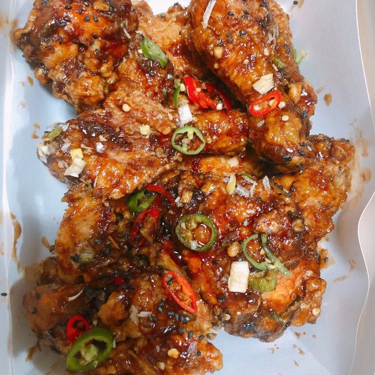  연휴 마무리 저녁 메뉴는 'bhc 맛초킹'