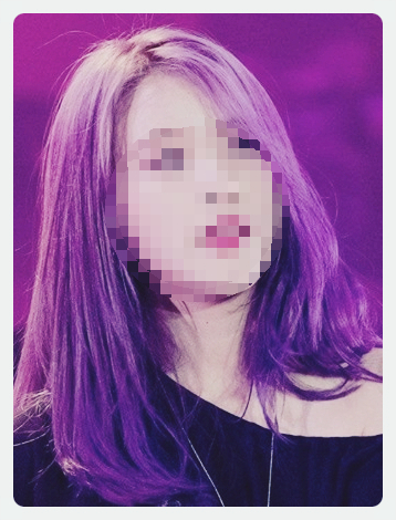  애쉬바이올렛  : 염색 후 물 빠짐 알아보기