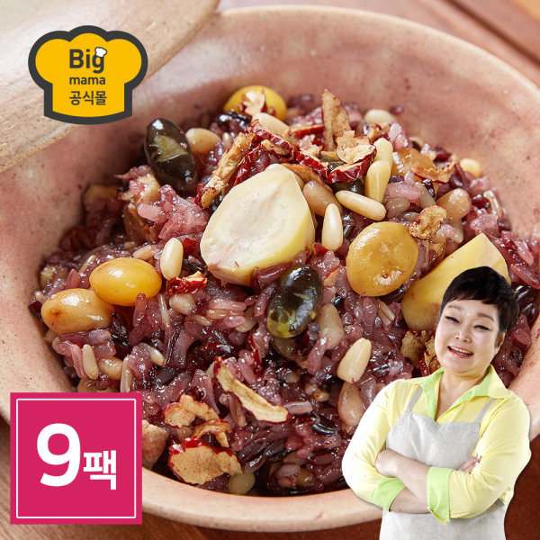 선택고민 해결 [빅마마 공식몰] 빅마마 이혜정의 꽉찬 수제 영양밥 9팩 (120g x 9개), 상세 설명 참조 추천합니다