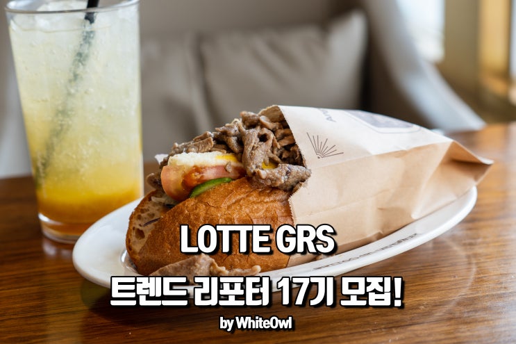  LOTTE GRS 트렌드리포터 17기 모집 소식이 있어요~